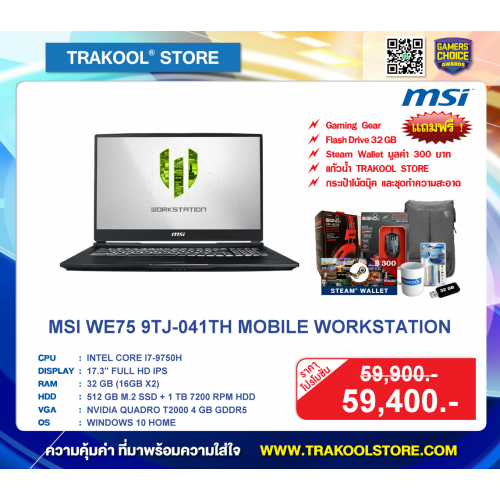 MSI WE75 9TJ-041TH