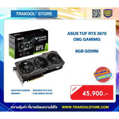 ASUS TUF RTX 3070 O8G GAMING - 8GB GDDR6
