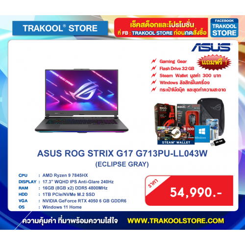 ASUS ROG STRIX G17 G713PU-LL043W