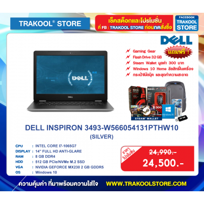 DELL INSPIRON 3493-W566054131PTHW10 (SILVER)