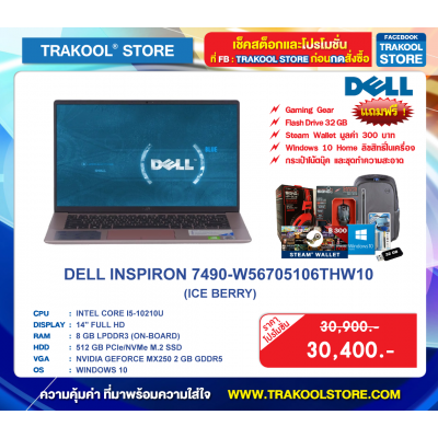 DELL INSPIRON 7490-W56705106THW10 (ICE BERRY)